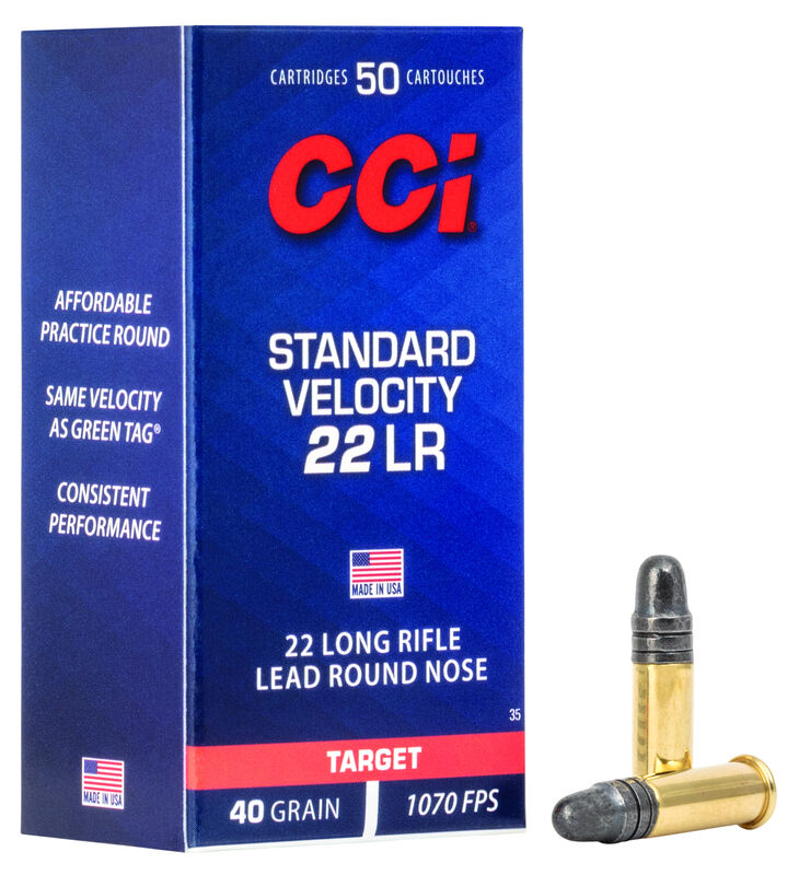 Náboj .22LR CCI Standard Velocity 326m/s