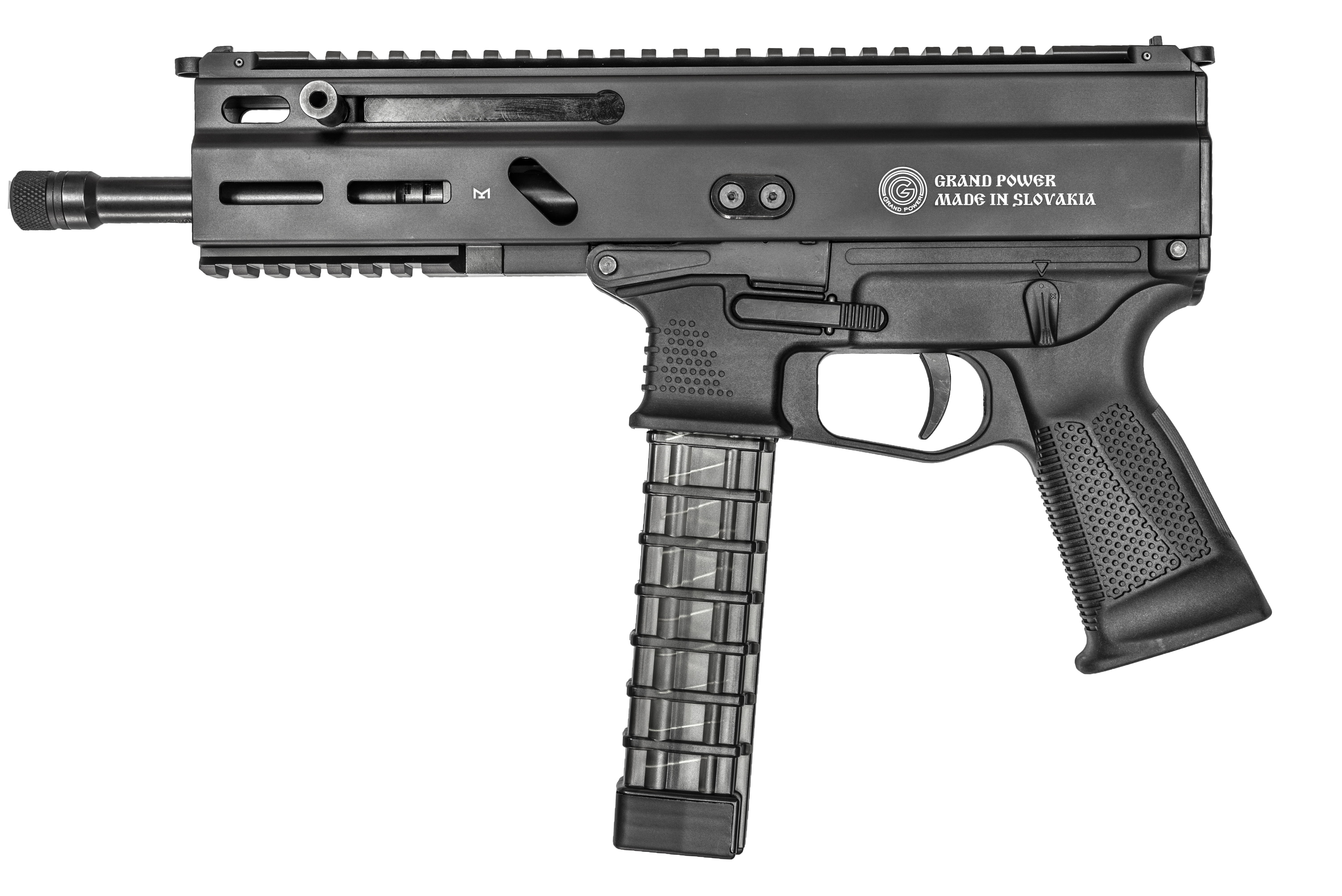 GP STRIBOG SP9 8" US Pistole samonabíjecí s pažbou