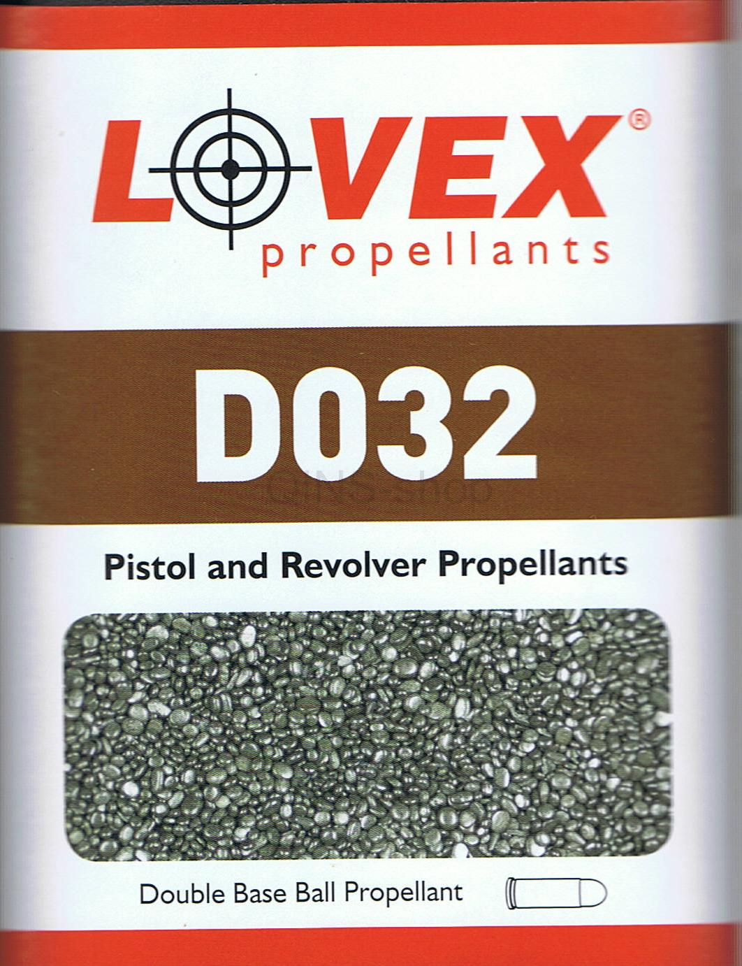 Střelný prach Lovex D032