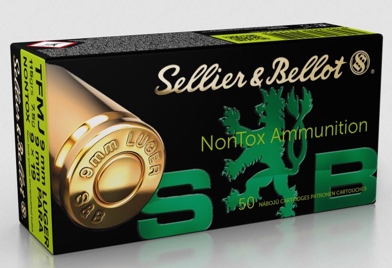 Náboj SB 9 mm Luger NONTOX TFMJ 7,5g / 115grs