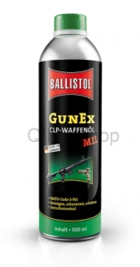 Ballistol Olej na zbraně GUNEX MIL CLP 500ml