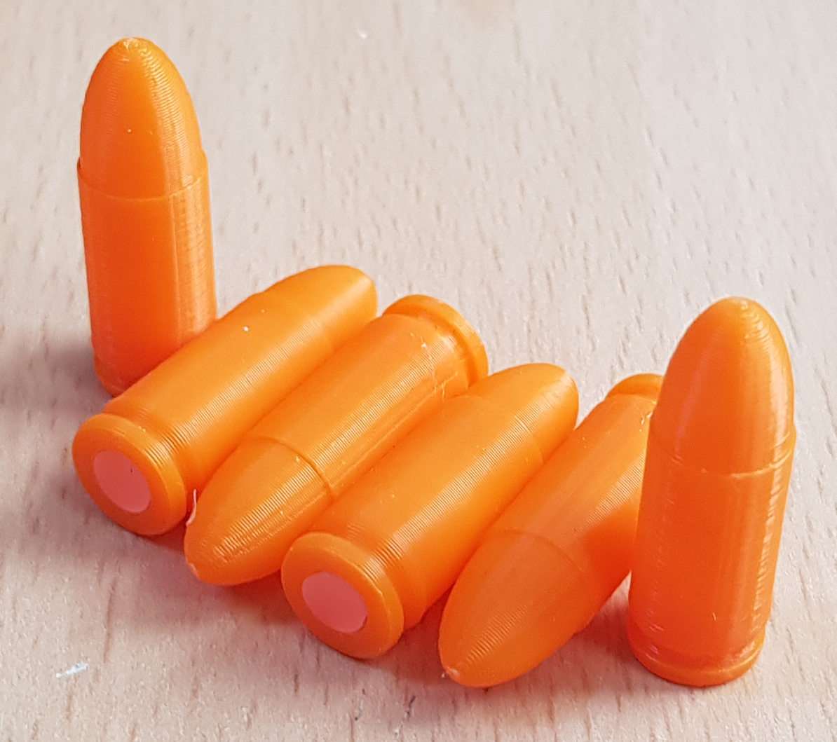 Náboj cvičný 9mm Luger plastový 3D
