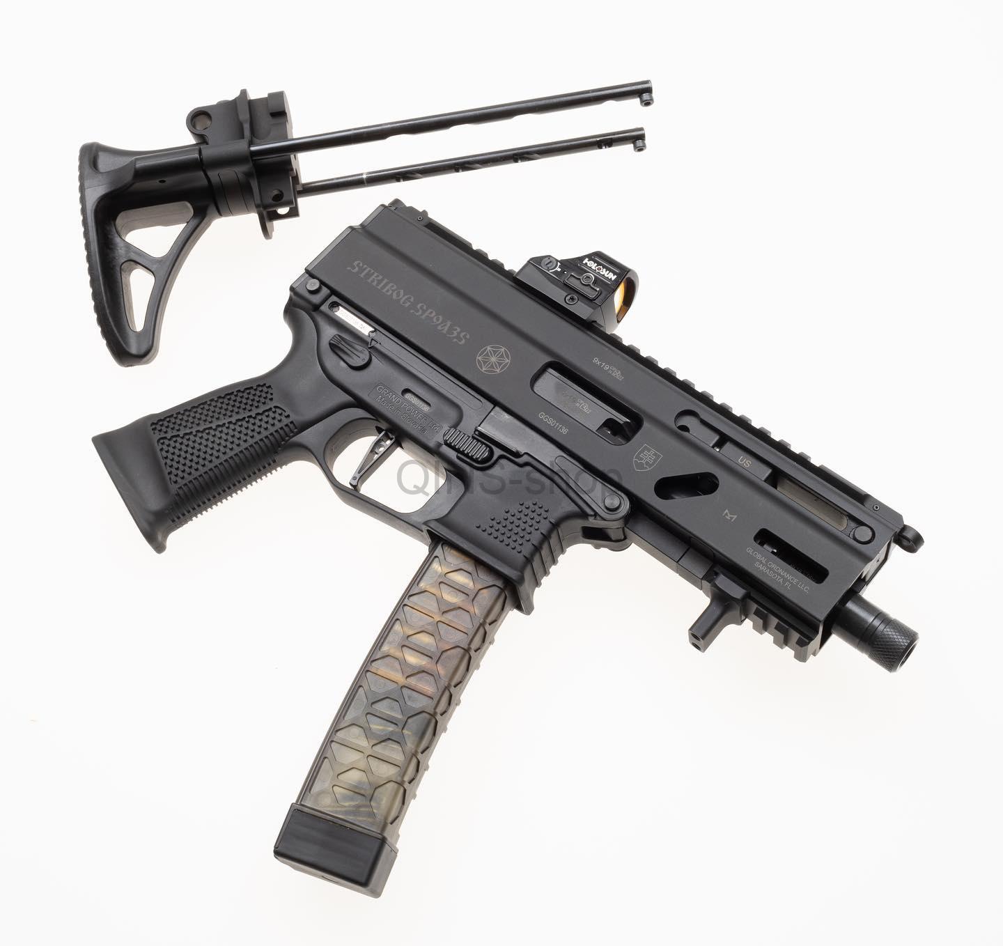 GP STRIBOG SP9A3S "Short" Pistole samonabíjecí