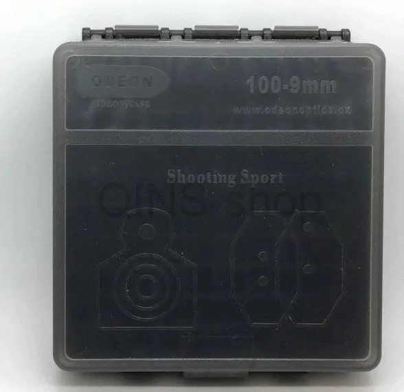 Krabička na náboje 9mm Luger 100 kusů - šedá