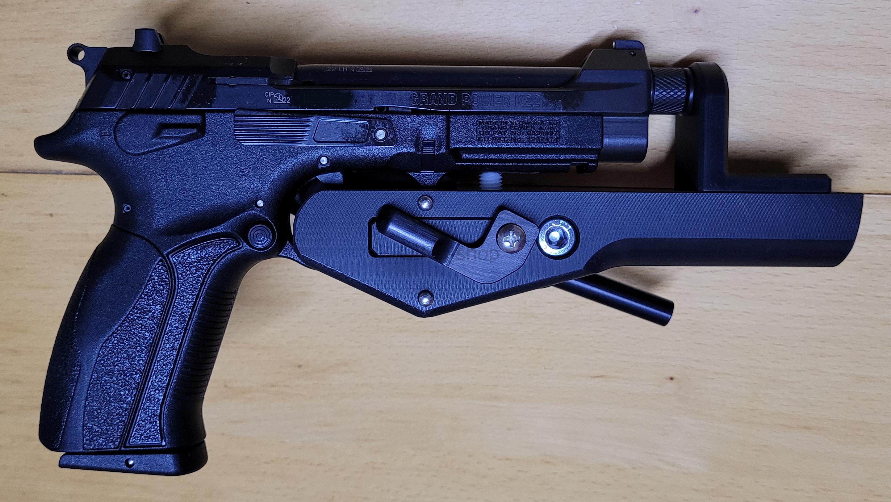 Sportovní pouzdro pro pistole GP rám MK7, MK12 a MK23